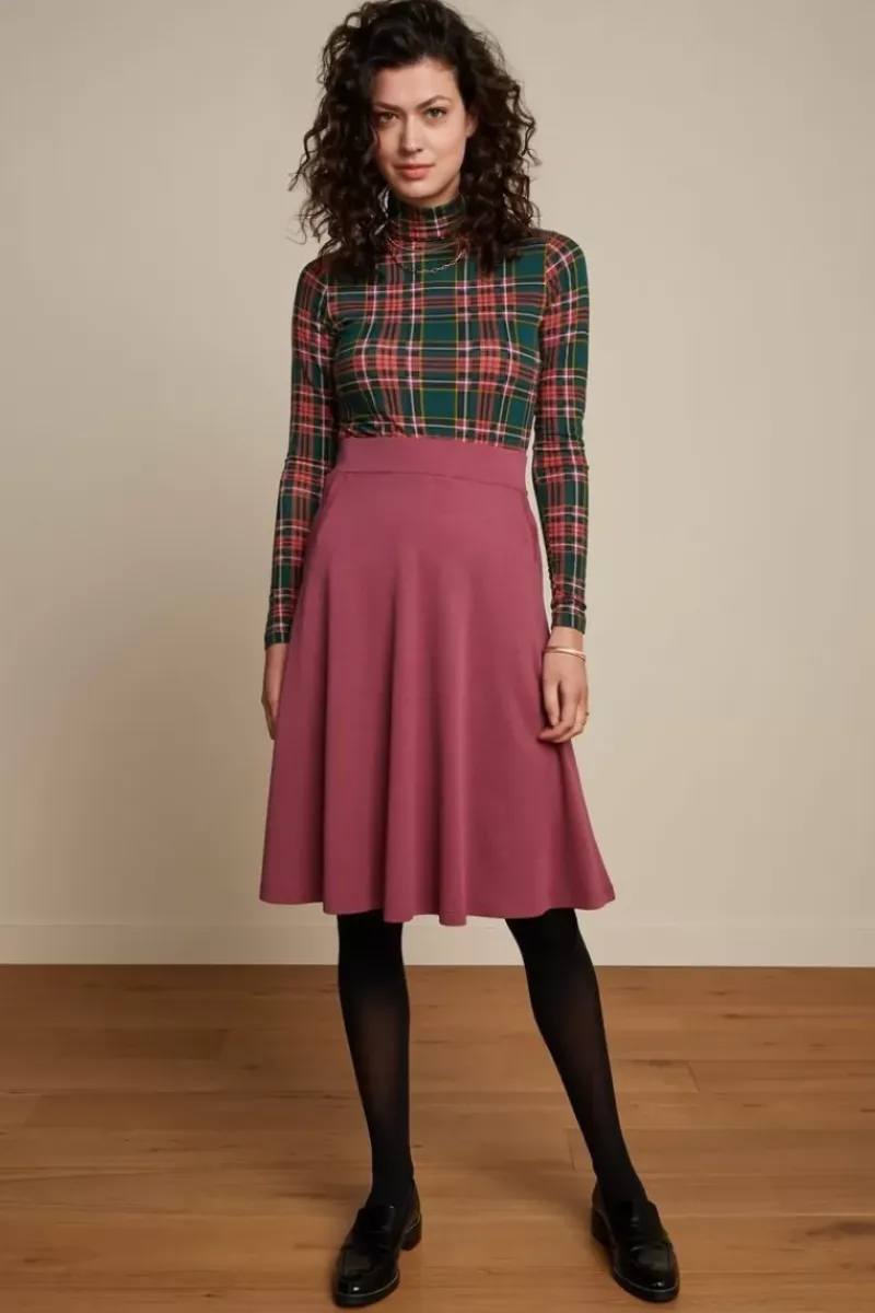 King Louie Tops & Shirts<Betsy Rollneck Top Getty Pine Green