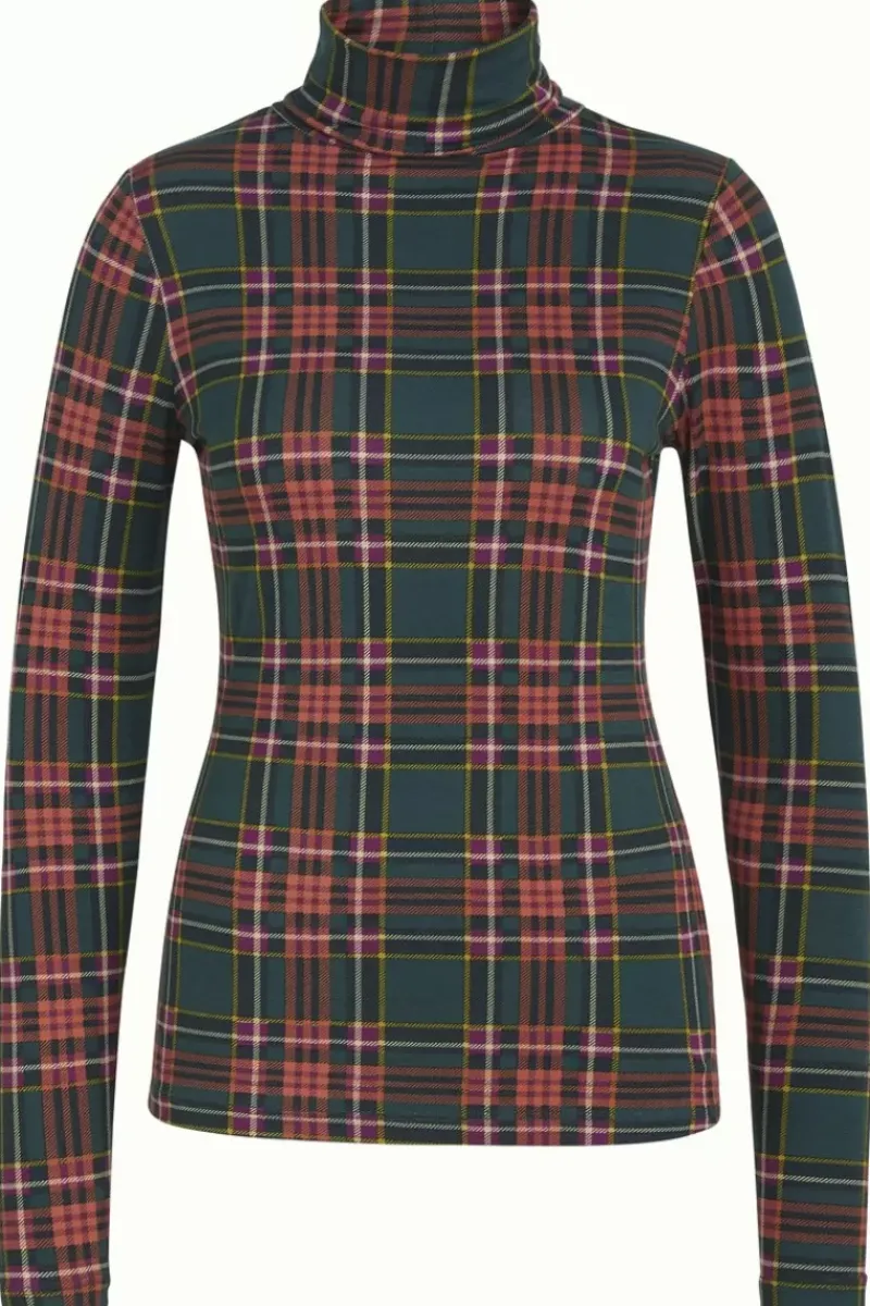 King Louie Tops & Shirts<Betsy Rollneck Top Getty Pine Green