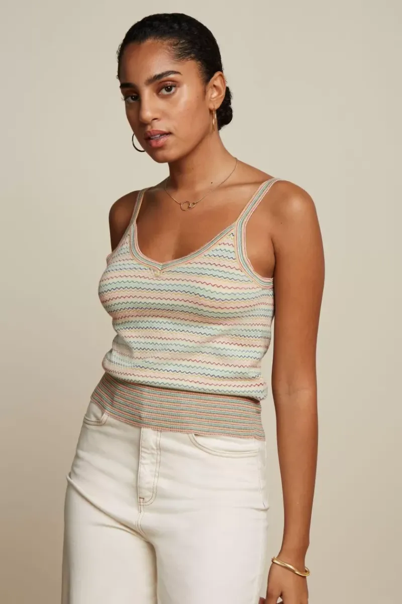 King Louie Tops & Shirts<Bibi Camisole Romero Cream