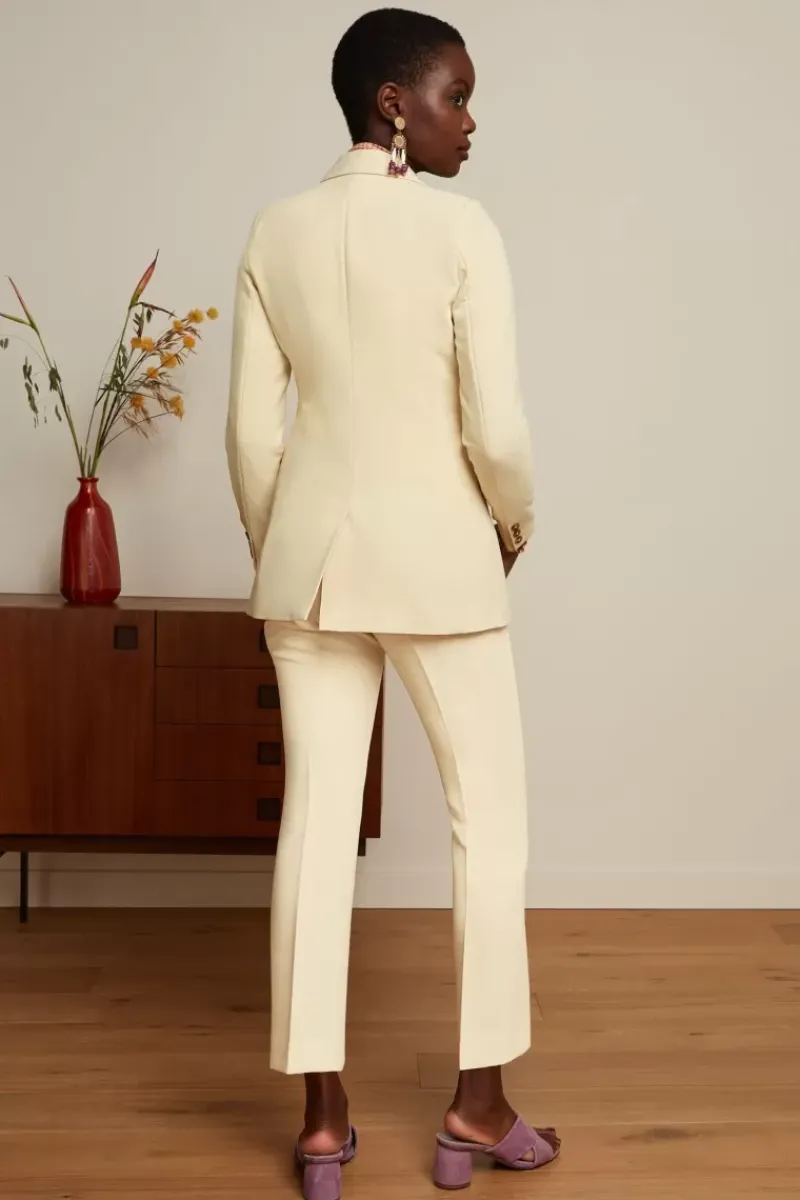 King Louie Broeken<Jenny Pants Simonet Vanilla Cream