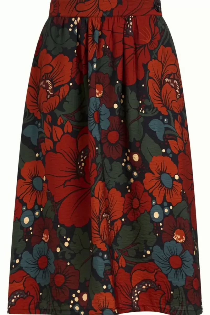 King Louie Rokken<Layla Skirt Gossip Brique Red