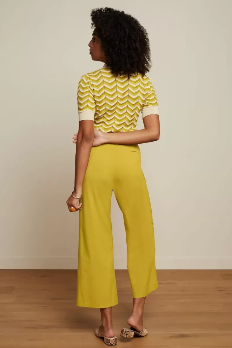 King Louie Broeken<Neva Cropped Pants Timba Koi Yellow