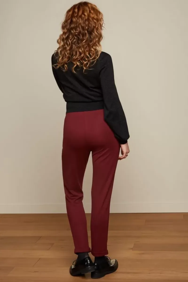 King Louie Broeken<Roisin Pants Milano Uni Brique Red