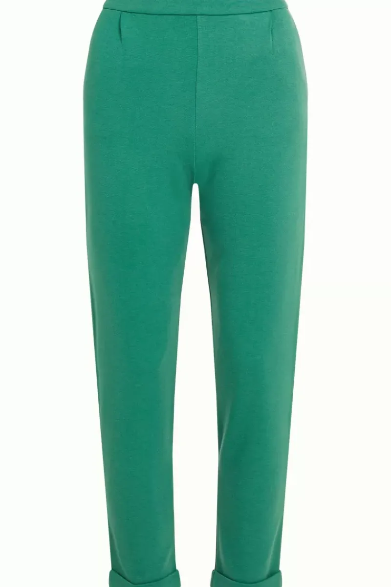 King Louie Broeken<Roisin Pants Milano Uni Mid Green