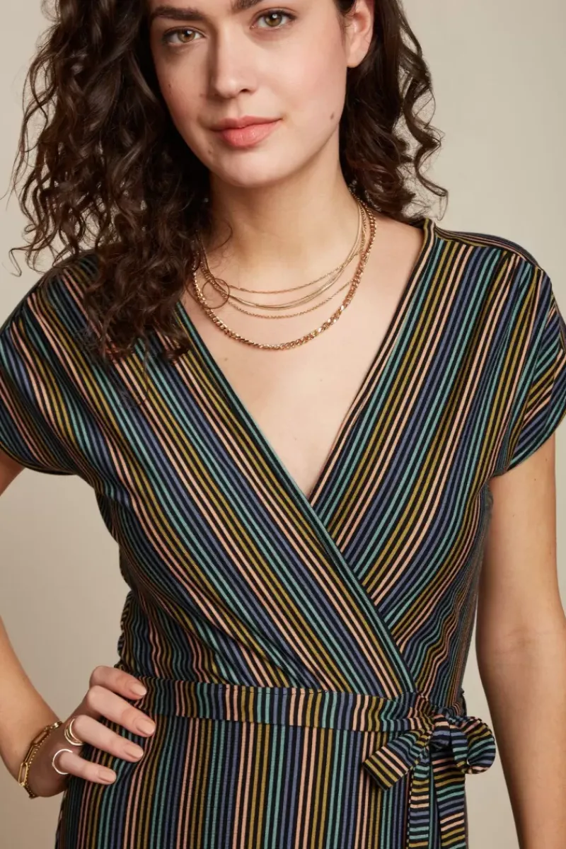 King Louie Jurken<Abigail Dress Mariani Stripe Black