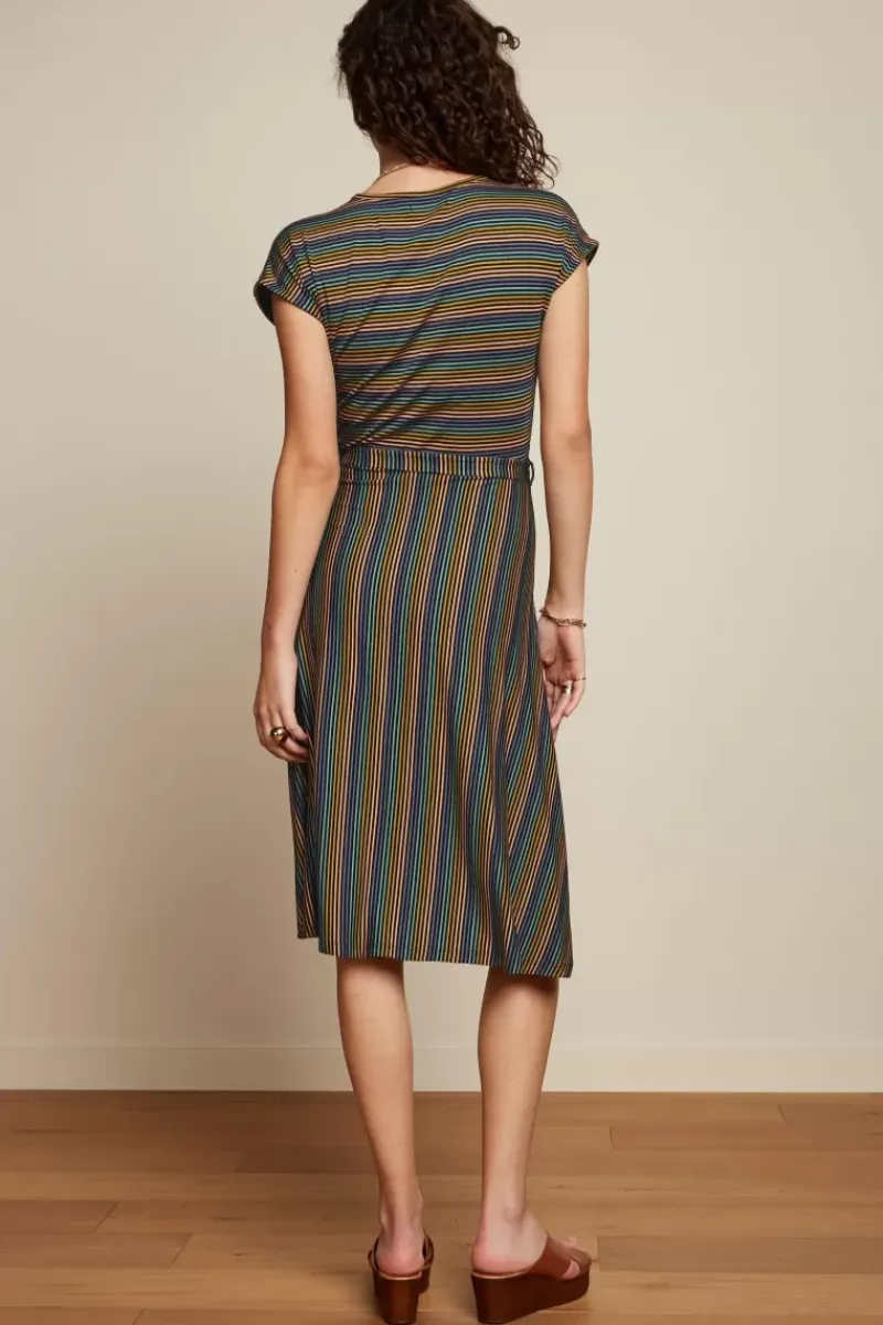 King Louie Jurken<Abigail Dress Mariani Stripe Black