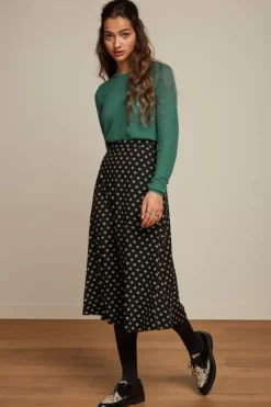 King Louie Tops & Shirts<Agnes Ajour Top Cottonclub Smoke Green