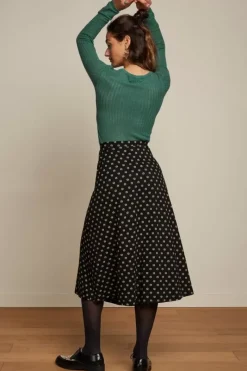 King Louie Tops & Shirts<Agnes Ajour Top Cottonclub Smoke Green