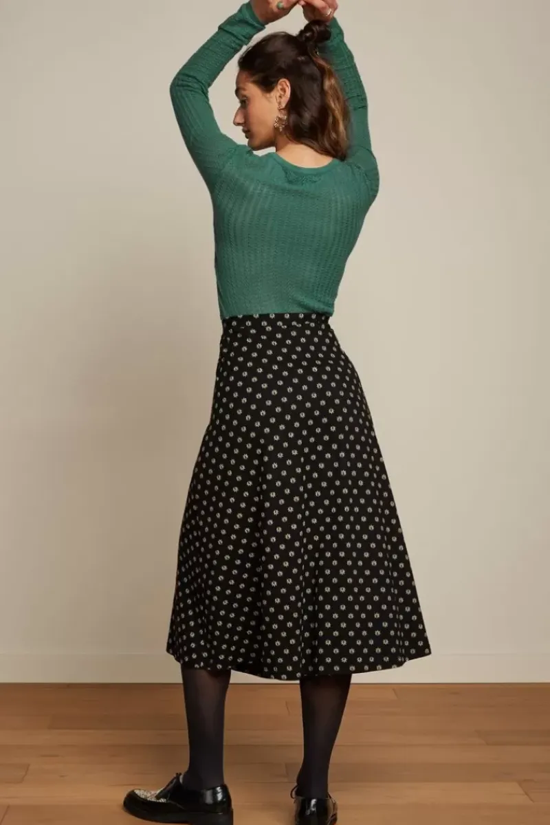 King Louie Tops & Shirts<Agnes Ajour Top Cottonclub Smoke Green