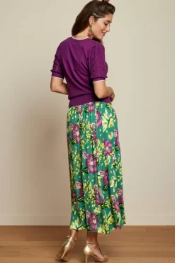 King Louie Tops & Shirts<Agnes Puff Top Herrero Sparkling Purple