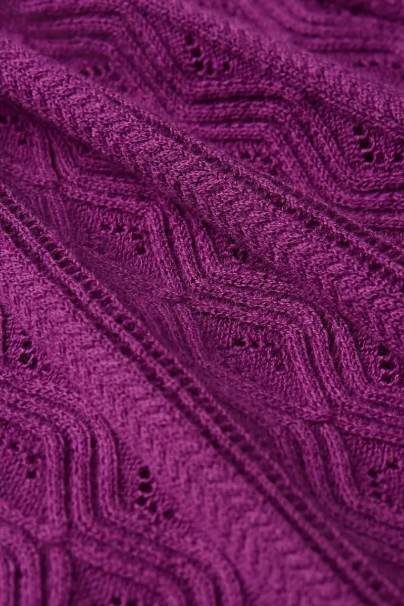 King Louie Tops & Shirts<Agnes Puff Top Herrero Sparkling Purple