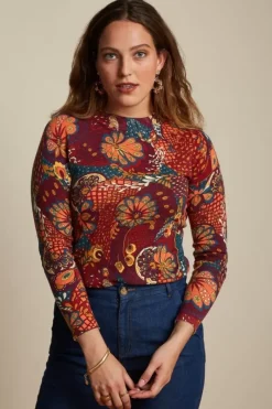 King Louie Truien<Agnes Turtleneck Top Clubbin True Red