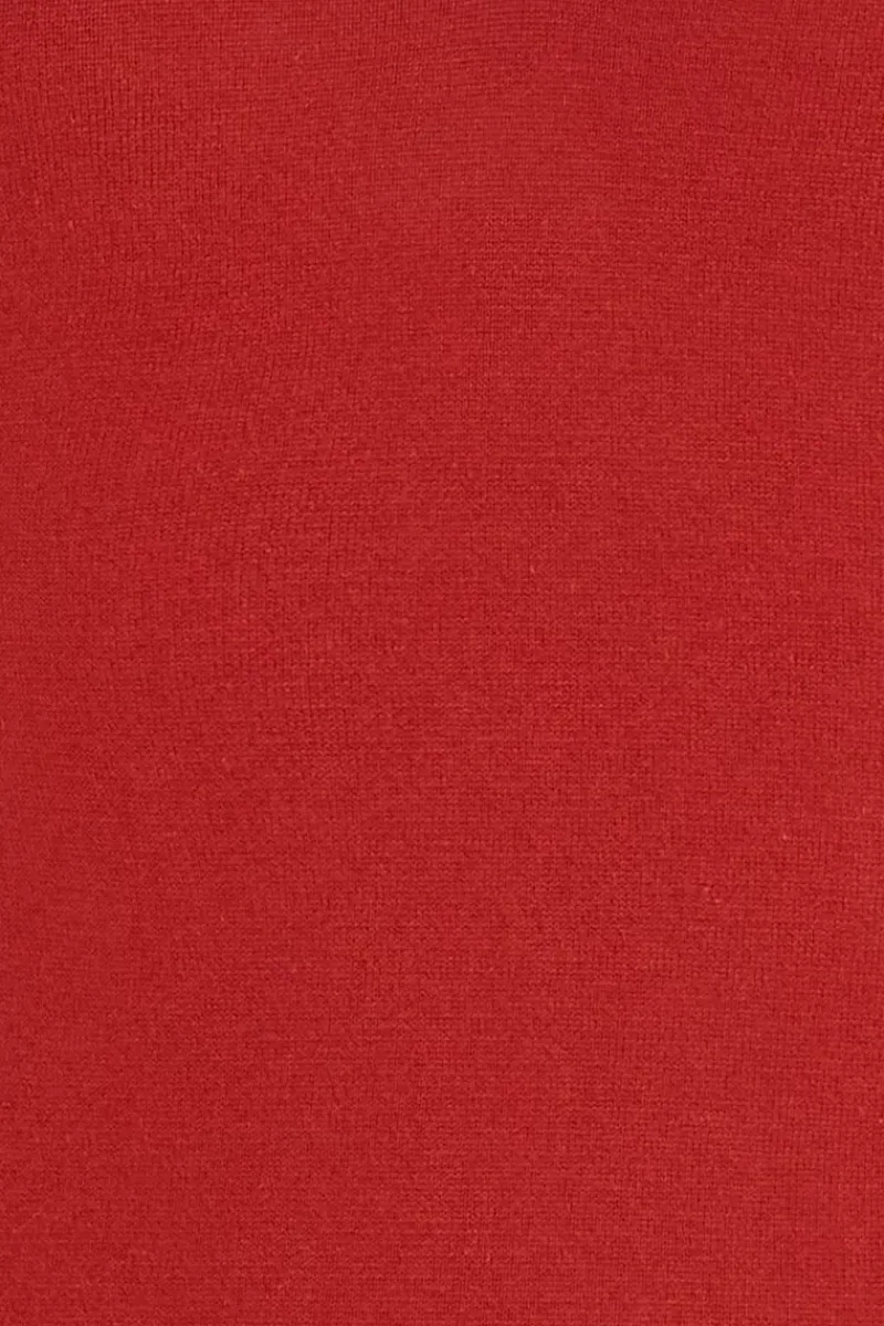 King Louie Tops & Shirts<Agnes V Puff Top Cottonclub Sienna Red