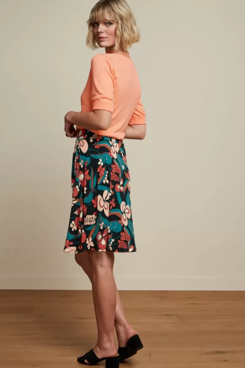 King Louie Tops & Shirts<Agnes V Puff Top Cottonclub Coral Orange