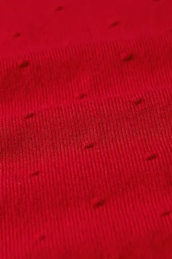King Louie Tops & Shirts<Agnes V Puff Top Droplet Chili Red