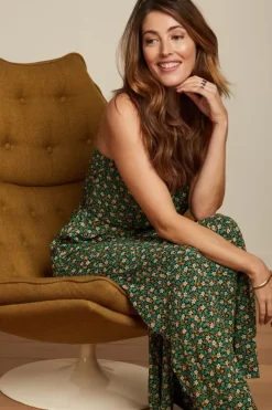 King Louie Jurken<Allison Maxi Dress Caliente Atlantis Green