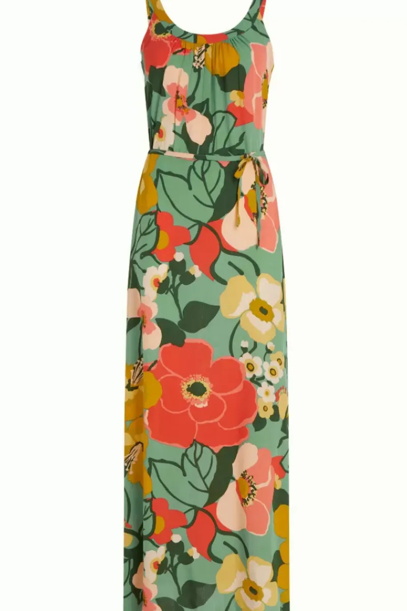 King Louie Jurken<Allison Maxi Dress La Monia Dusty Turquoise