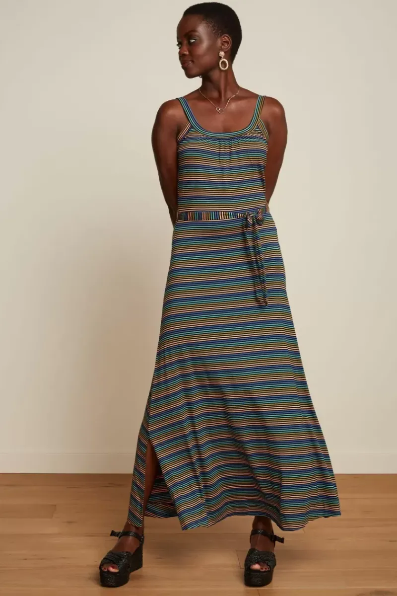 King Louie Jurken<Allison Midi Dress Mariani Stripe Black