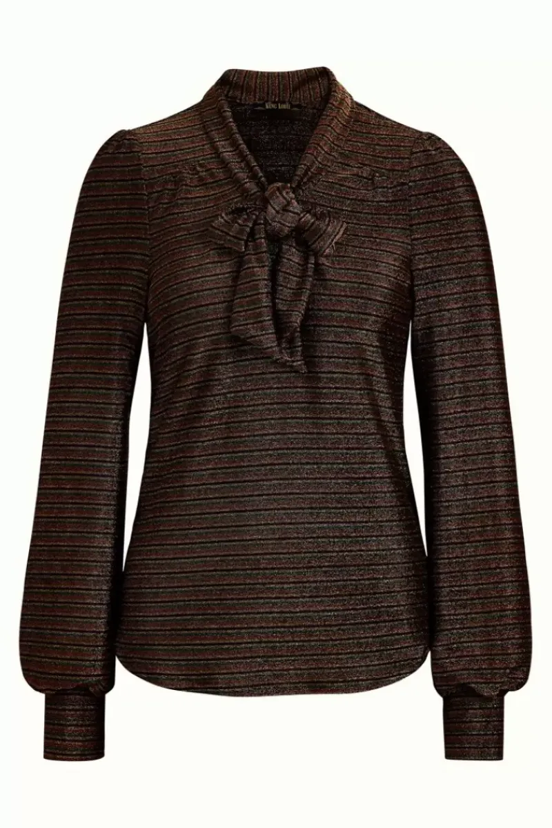 King Louie Tops & Shirts<Amalia Top Rave Lurex Copper