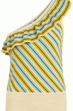 King Louie Tops & Shirts<Andrea Top Cabana Stripe Spar Green