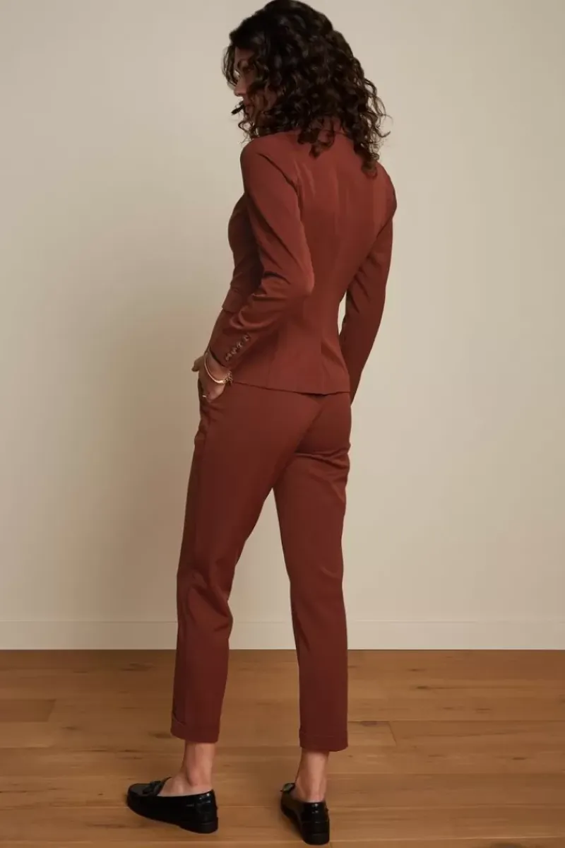 King Louie Broeken<Ann Pants Broadway Bombay Brown