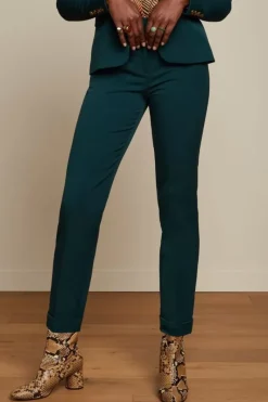 King Louie Broeken<Ann Pants Broadway Pine Green