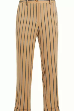 King Louie Broeken<Ann Pants Cubano Stripe Latte