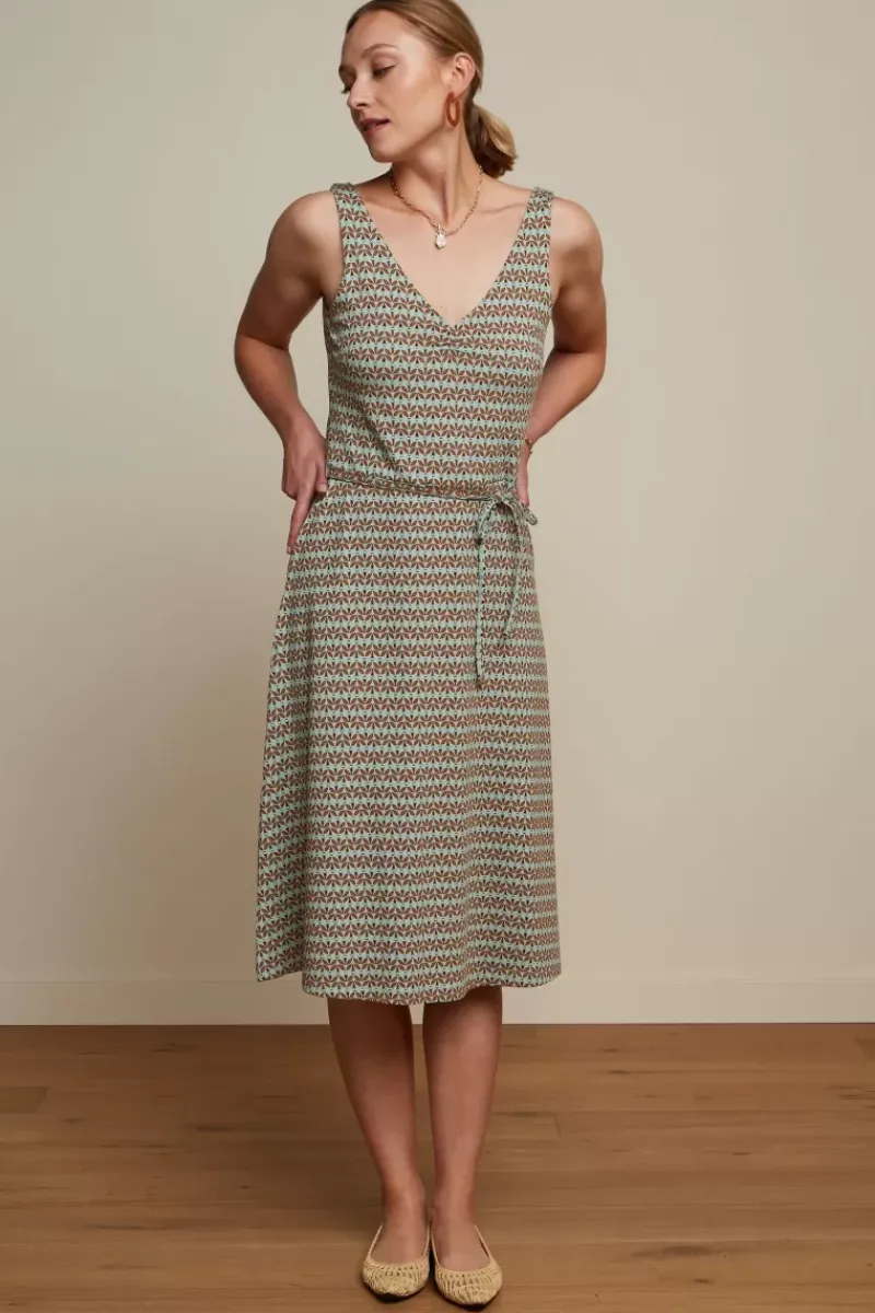 King Louie Jurken<Anna Dress Pastilito Cameo Green