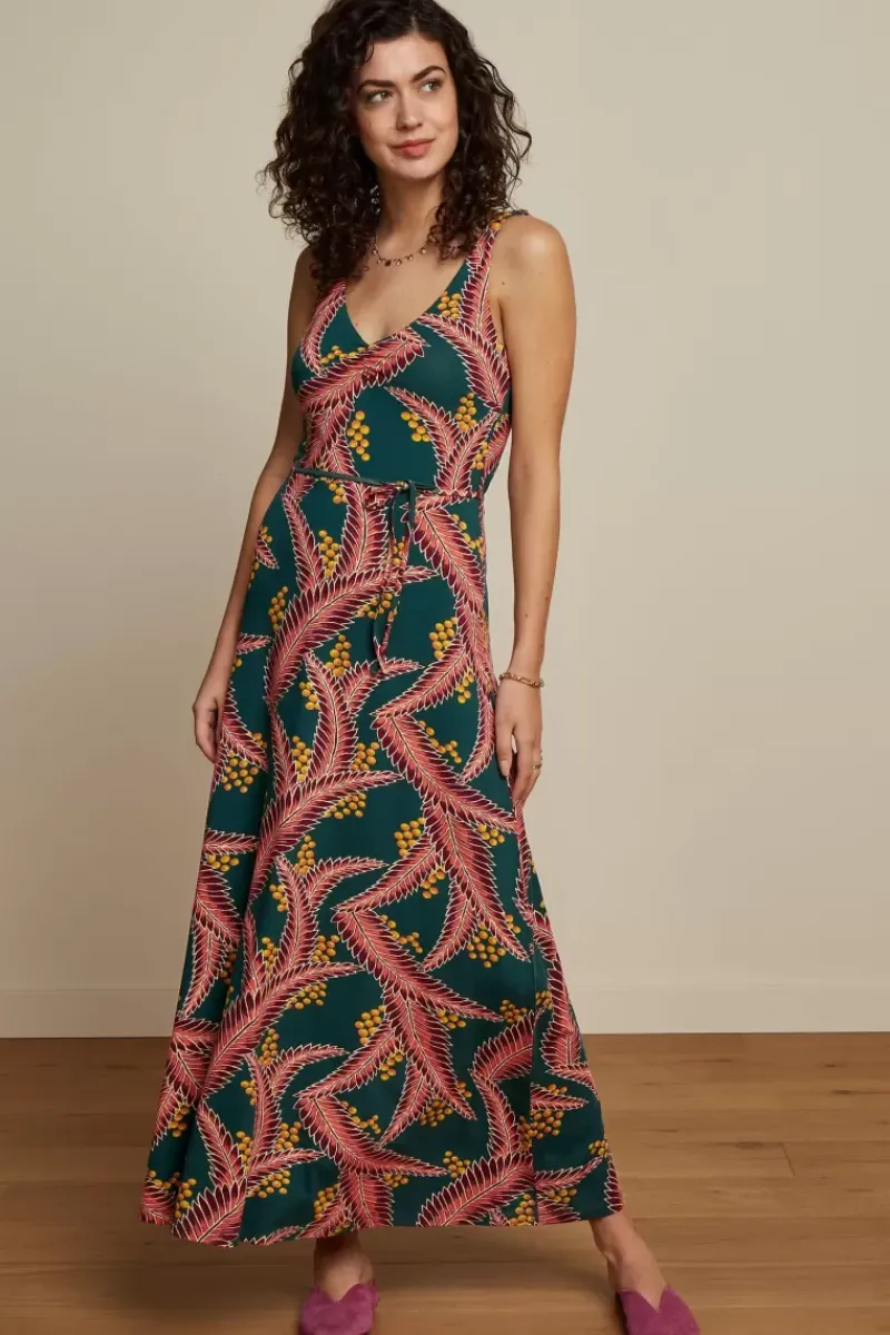 King Louie Jurken<Anna Maxi Dress Monserrat Dragonfly Green