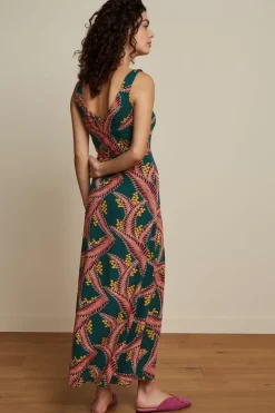 King Louie Jurken<Anna Maxi Dress Monserrat Dragonfly Green