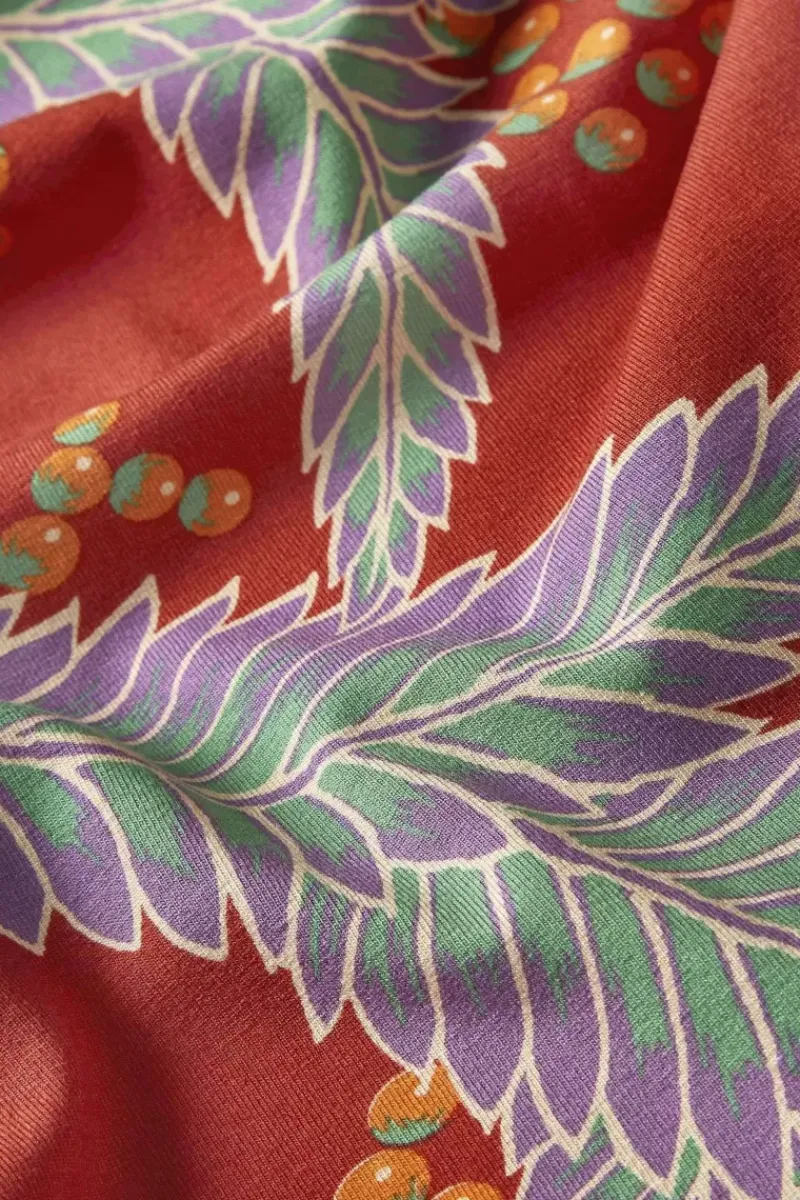 King Louie Jurken<Anna Maxi Dress Monserrat Sienna Red