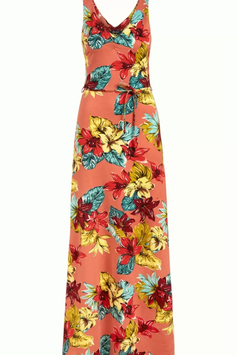King Louie Jurken<Anna Maxi Dress Paraiso Apricot Pink