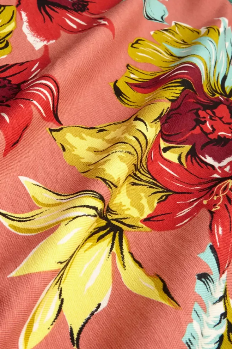 King Louie Jurken<Anna Maxi Dress Paraiso Apricot Pink