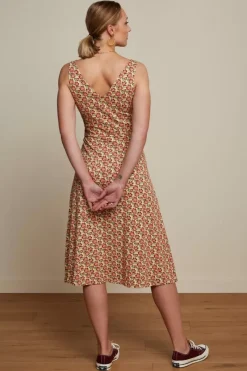 King Louie Jurken<Anna Midi Dress Miniata Flame Orange