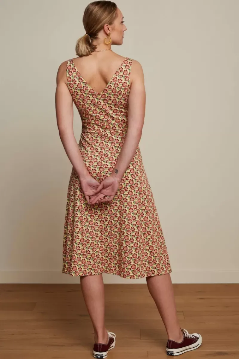King Louie Jurken<Anna Midi Dress Miniata Flame Orange