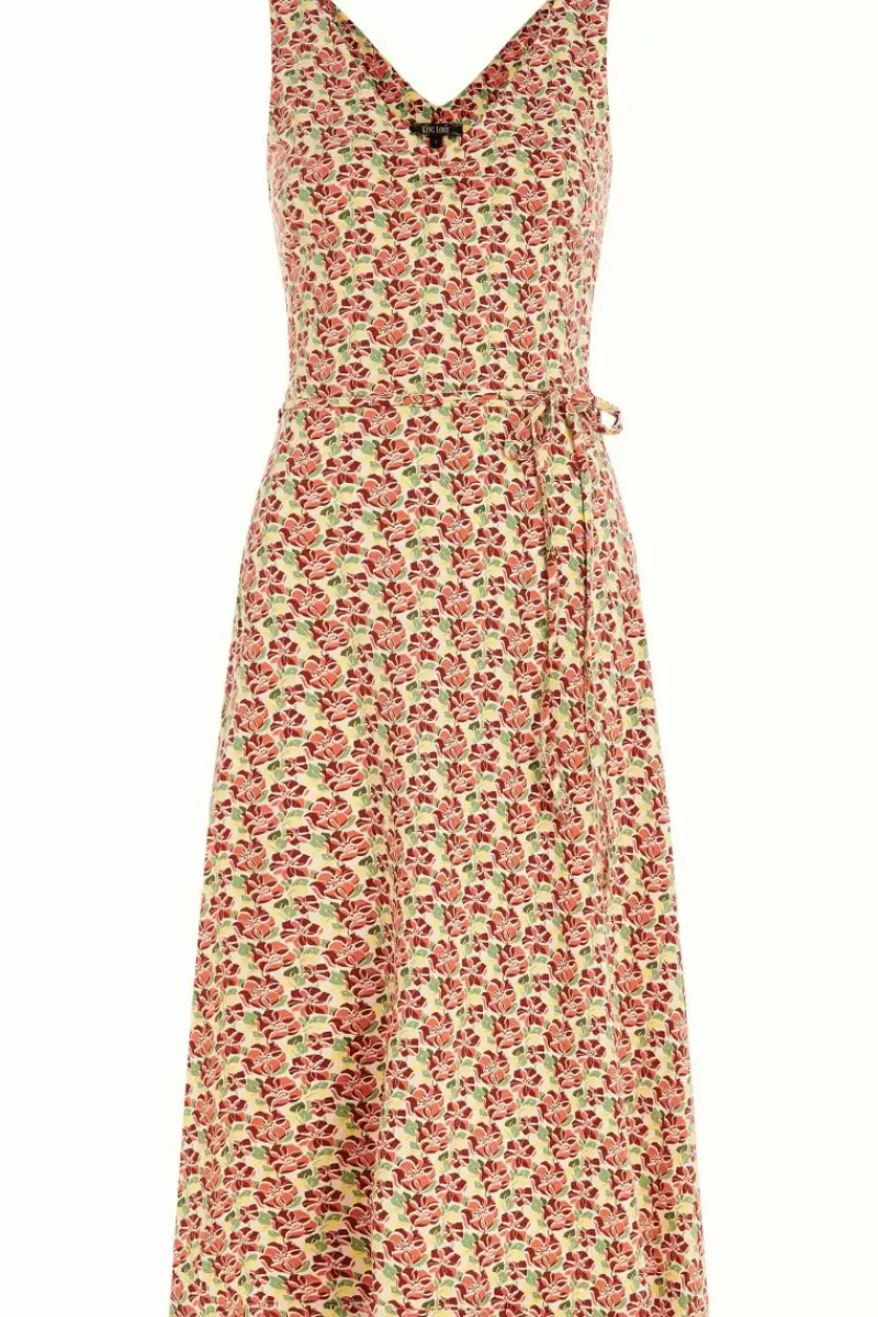 King Louie Jurken<Anna Midi Dress Miniata Flame Orange