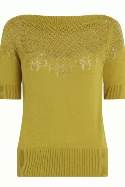 King Louie Tops & Shirts<Audrey Top Bonet Koi Yellow