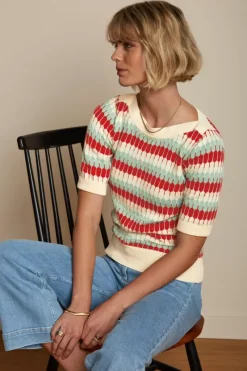 King Louie Tops & Shirts<Audrey Top Cimier Cream