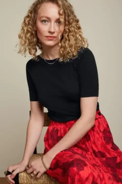 King Louie Tops & Shirts<Audrey Top Cottonclub Black