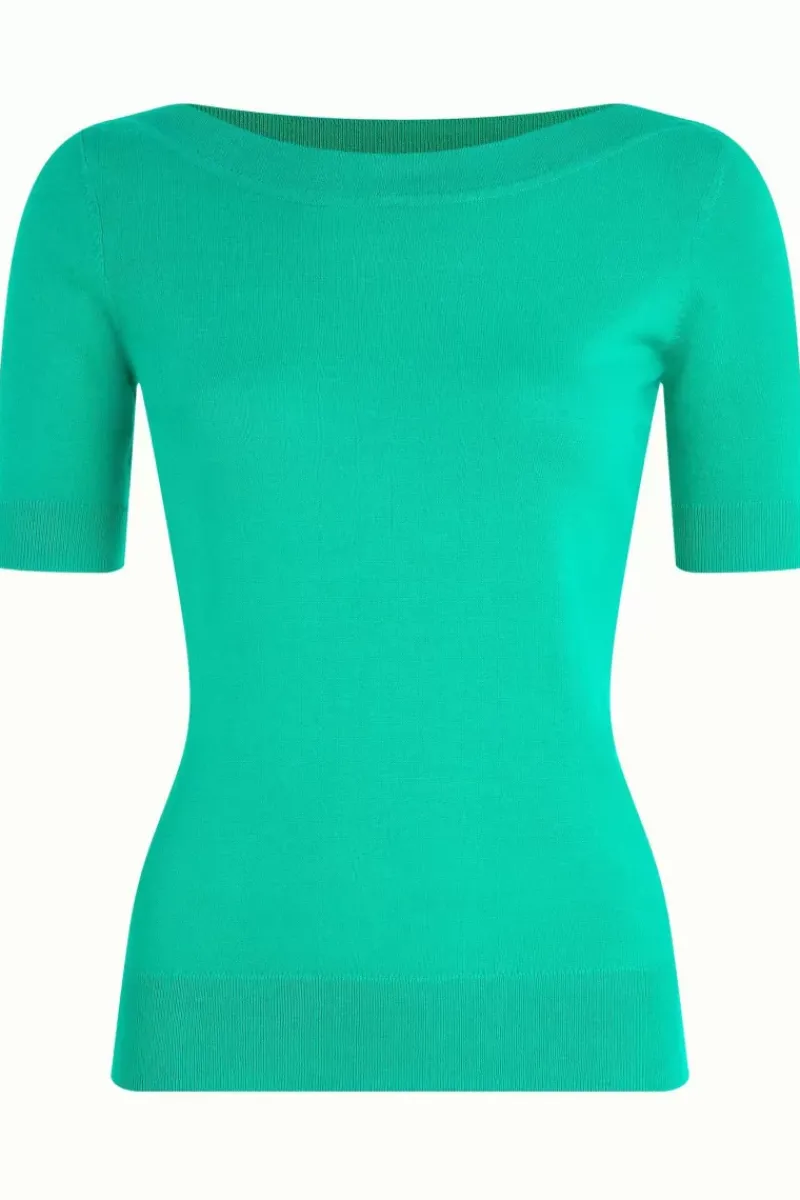 King Louie Tops & Shirts<Audrey Top Cottonclub Delphinium Green