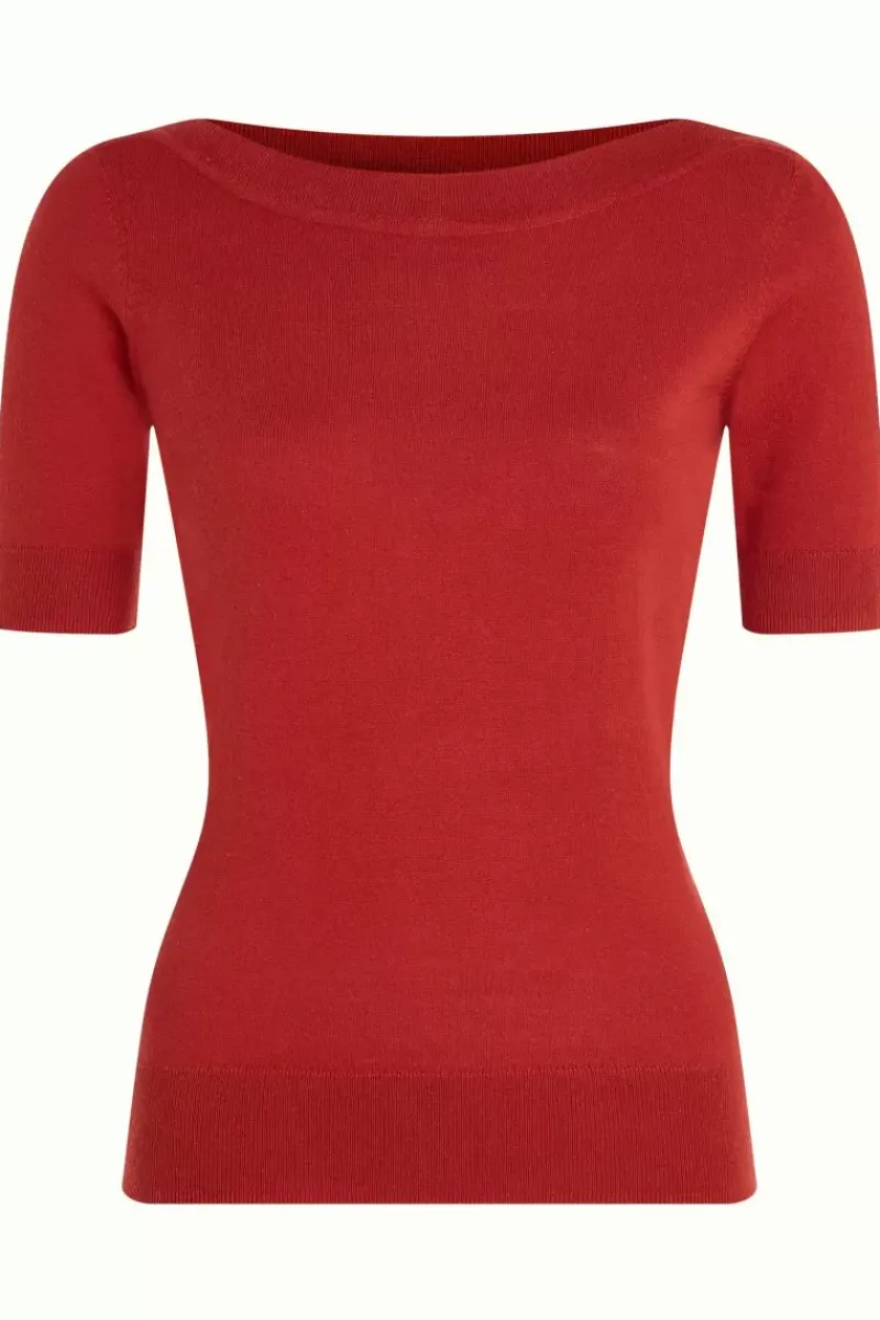 King Louie Tops & Shirts<Audrey Top Cottonclub Sienna Red