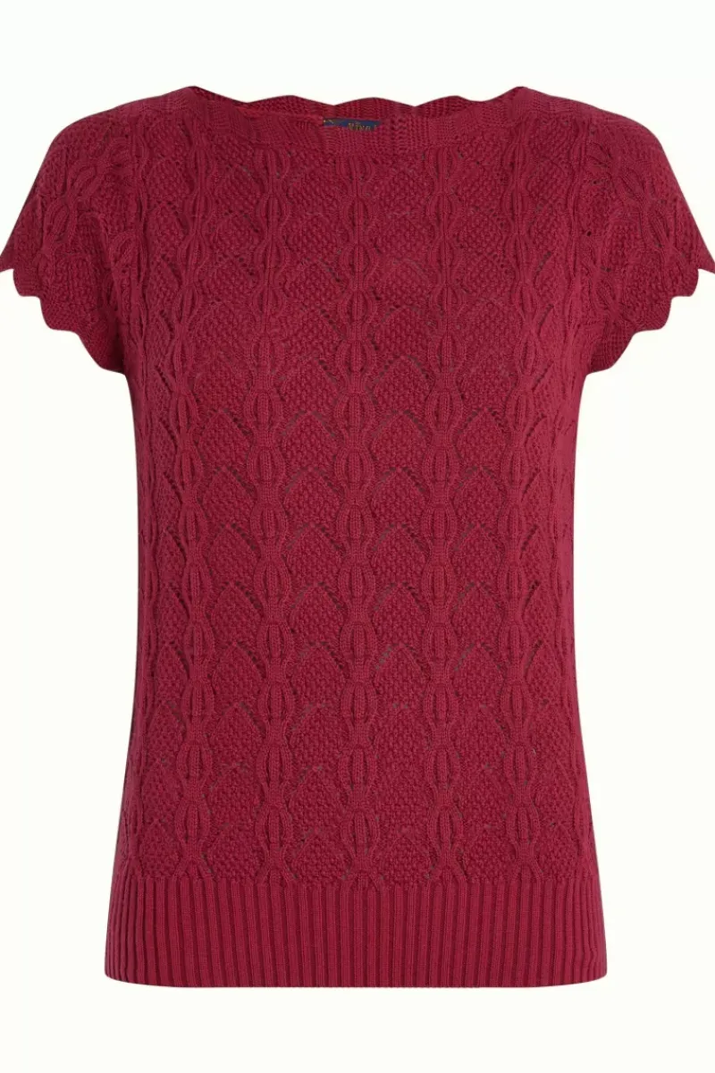 King Louie Tops & Shirts<Audrey Top Maisel Beaujolais Red