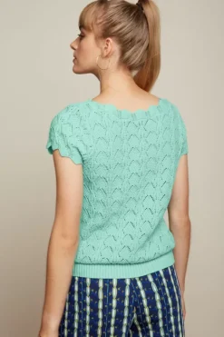King Louie Tops & Shirts<Audrey Top Maisel Yucca Green