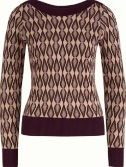King Louie Tops & Shirts<Audrey Top Richie Grape Red