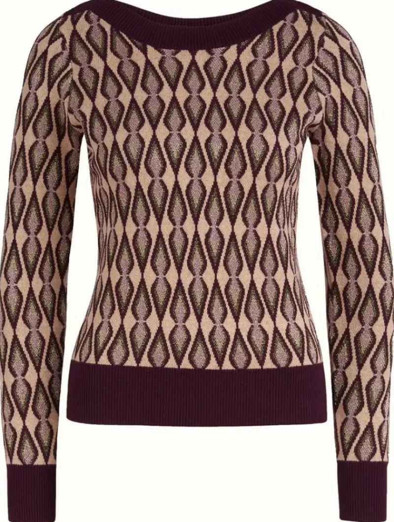 King Louie Tops & Shirts<Audrey Top Richie Grape Red