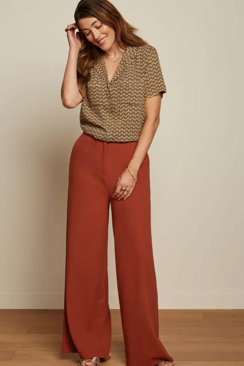 King Louie Blouses<Bella Blouse La Sape Spring Yellow