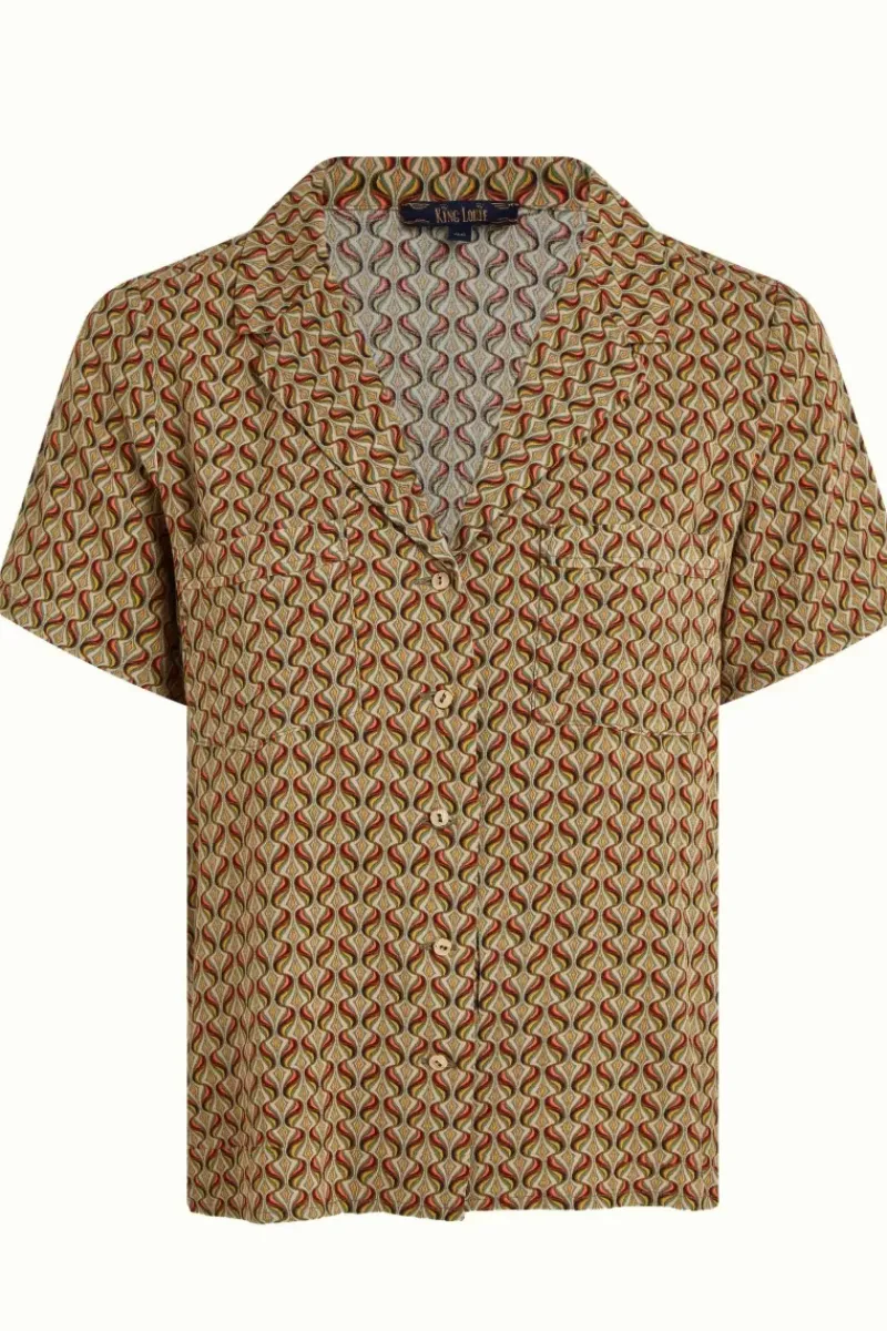 King Louie Blouses<Bella Blouse La Sape Spring Yellow