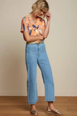 King Louie Blouses<Bella Blouse La Selle Mock Orange