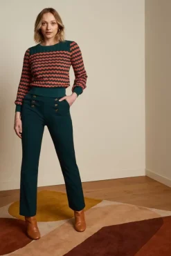 King Louie Tops & Shirts<Bella Knit Top Blizzy Pine Green