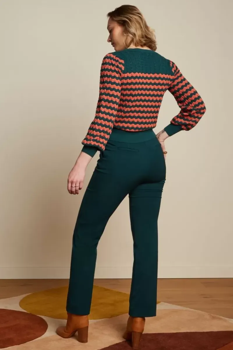 King Louie Tops & Shirts<Bella Knit Top Blizzy Pine Green